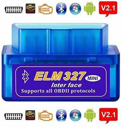 SellRider Mini ELM327 Bluetooth Car Code Reader Car Diagnostic Tool For OBDII Protocol For Android/Windows With software CD Inside the box OBD Reader