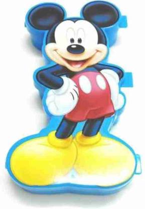 MF Traders Mickey 1 Mickey mouse shaped Art Plastic Pencil Box
