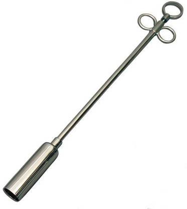 RSSW Bolus Guns Veterinary With Ring Handle Curved Straight Pet Nursing Kit