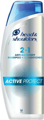 HEAD & SHOULDERS 2 in 1 Anti Dandruff Shampoo + Conditioner Active Protect Pack Of 1
