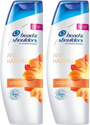 HEAD & SHOULDERS Anti Dandruff Anti Hair fall Shampoo Each 340ml Pack Of 2