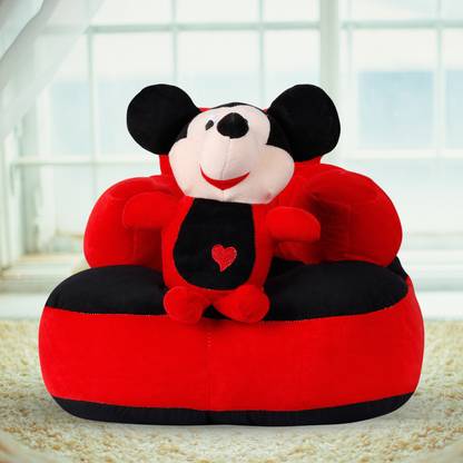 RIYASAT Sofa for Kids Soft Plush Mickey Cushion Baby Sofa Seat Or Rocking Chair for Kids - 55 cm