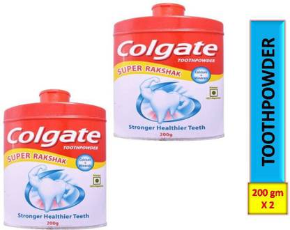 Colgate Toothpowder - with Calcium and Minerals (Anti-cavity) ( 200gm X 2N)