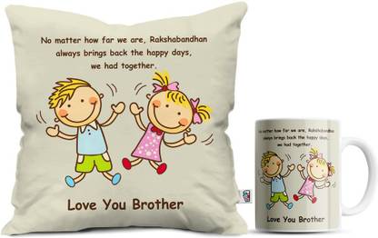 Paperholic Creations Cushion, Mug Gift Set