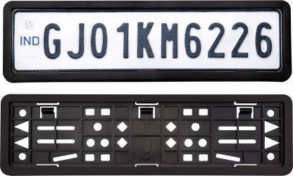 Gadiparts Car Number Plate Frame For HSRP Number Protection Plate frame Car Number Plate Car Number Plate