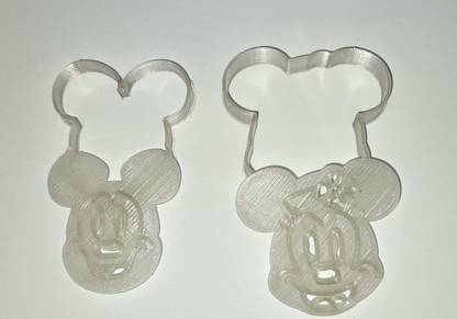 Ohm Mickey & Minnie Mouse Pull Press Cookie Cutter Cake Fondant Tool Cookie Cutter