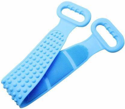 Someshwar fashion Silicone Body Scrubber Belt, Double Side Shower Exfoliating Belt Removes Bath Towel, Double Chopping Belt Scrubber Washer for Bath