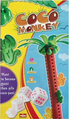 Prime Coco Monkey -Roll the dice to climb Board Game for kids/Adults Board Game Accessories
