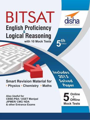 English & Logical Reasoning for BITSAT with 10 Mock Tests