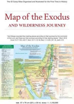 Map of the Exodus and Wilderness Journey