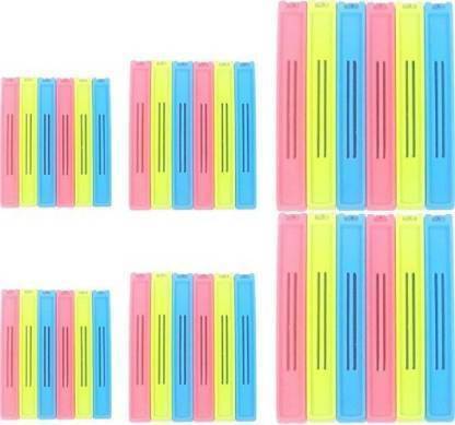 UNIQUE RETAIL Superb (Pack of 36) Small, Medium, Large Plastic Food Sealing Clip (Set of 36 ) Manual Vacuum Bag Sealer