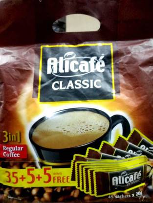 Alicafe Classic 3 in 1 Instant Coffee 45*20g , 900g Instant Coffee