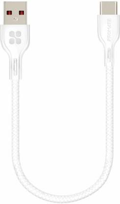 Promate HDMI Cable 2.5 m Type C Anti-Tangle USB-C Cable 25cm(White) High Tensile Strength