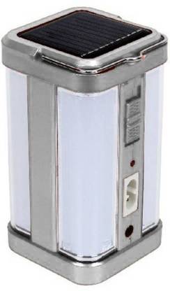 iDOLESHOP High Quality 4 Tube 360 Degree Extra Bright with Electric & Solar Rechargeable 7 hrs Lantern Emergency Light