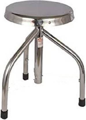 pmps Revolving Stool SS Framework & SS Top (Stools for hospital/Clinic/Doctor) Hospital Food Stool