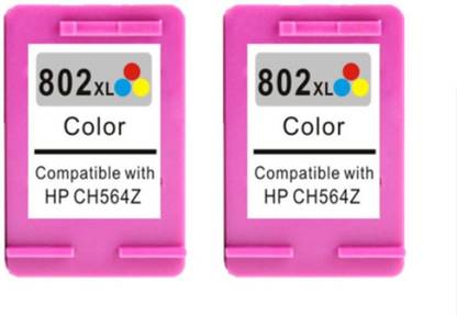blue power Blue Power 802 Colour Ink Cartridge Combo Colour Tri-Color Ink Bottle