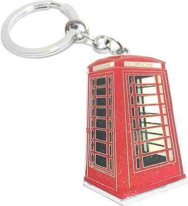 Key Era London Telephone Booth Vintage Key Chain