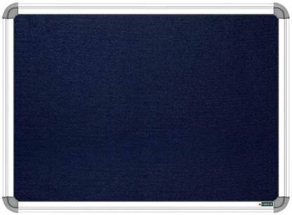 SRIRATNA 1.5 X 2 Feet Elegant Design Pin-up Blue Board for Office, School and Home Notice Board