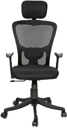 SUPREMA JAZZ High Back Ergonomic|Home, Office|2D Headrest|Lumbar Support Mesh NA Office Arm Chair
