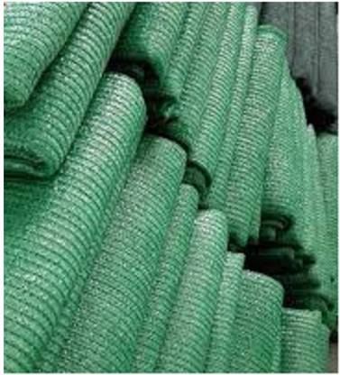 ZIMBLE green net for garden fencing and 50% Sun-Block Shade Cloth Net Mesh for Garden Patio & Plants - UV Treated, 5x7 feet Portable Green House