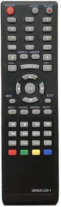 YKA Remote No. CH09, Compatible with Micromax LCD/LED TV Remote Control Remote Controller