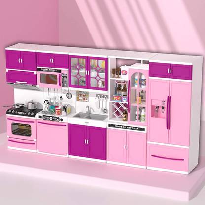 Shree Vaishnavi dream house kids battery operated kitchen set with light and sound
