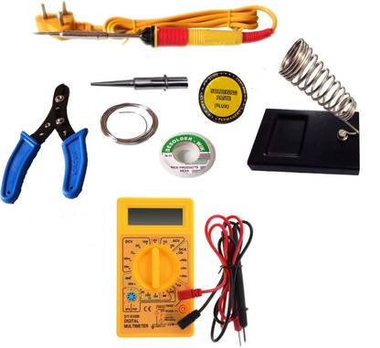 tHemiStO 6 in1 Soldering kit with multimeter 25 W Simple