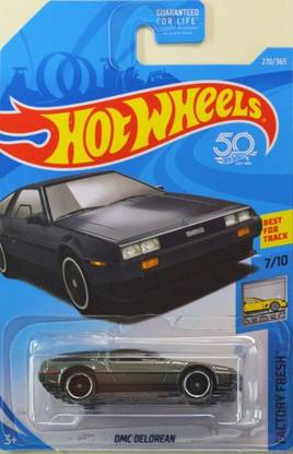 HOT WHEELS HW DMC DELOREAN 270/365, COLLECTIBLE, RARE, FACTORY FRESH 7/10 CAR MODEL