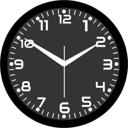 RUDRAAKSH Analog 30 cm X 30 cm Wall Clock