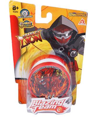 Blazing Teams Staked Primary series,Scarlet Lion Wind Spinner