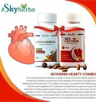 Skyherbs Combo of Ashwagandha & Cardiox