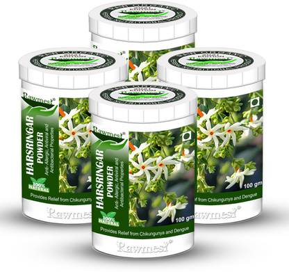 Rawmest Pure Organic Harsringar (Parijat) Powder for Anti-allergic,Antiviral & Antibacterial