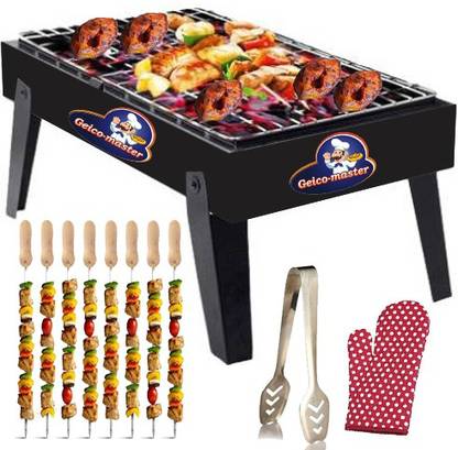 Geico master Charcoal Grill/Portable BBQ Lightweight Simple Grill for Outdoor Cooking Electric Tandoor