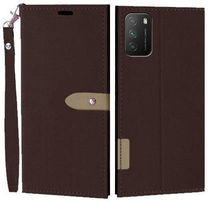 Krofty Flip Cover for POCO M3