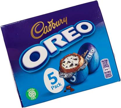 Cadbury Oreo Milk Chocolate Eggs With Milk Cream Filling 155 g Truffles