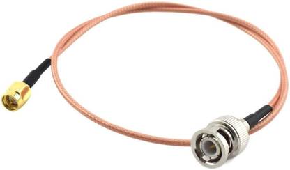 3AN Telecom Digital Coax Audio Cable 1.2 m SMA Male to BNC Male RF Coaxial Cable RG316 Pigtail Jumper Coax Antenna Extender BNC Connector Adapter