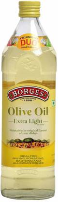 BORGES Olive Oil Extra Light, 1L Olive Oil PET Bottle