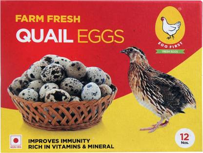 EGG FIRST Farm Fresh Quail Multicolor Eggs