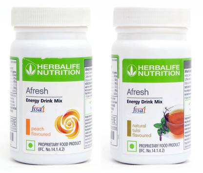 HERBALIFE Afresh Energy Drink Peach And Tulsi Flavour Energy Drink