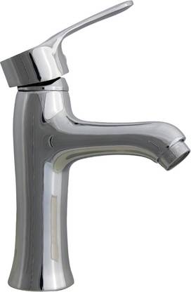 Faucent Brass Single Lever Basin Mixer With Hot & Cold Water Feature Model No.004 (High Quality Cartridges | Quarter Turn | Form Flow) (Chrome) Basin Mixer Faucet (Deck Mount Installation Type) Brass Single Lever Basin Mixer With Hot & Cold Water Feature Model No.004 (High Quality Cartridges | Quarter Turn | Form Flow) (Chrome) Basin Mixer Faucet (Deck Mount Installation Type) Basin Mixer Faucet