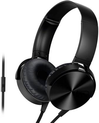 Casa Tech New Extra Bass On-Ear Wired Headphone In-line Mic Wired Headset Wired