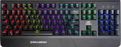 Ant Esports MK3400V2W Wired USB Standard Gaming Keyboard Compatible with Desktop, Laptop, Mac
