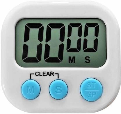 Thermocare Cooking Loud Alarm LCD Display and Retractable Stand Digital Kitchen Timer