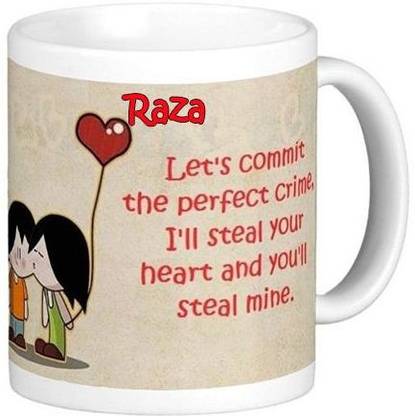 Exocticaa I Love You Raza Romantic Wish 94 Ceramic Coffee Mug