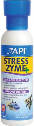 API Stress Zyme Plus 118 ml [ 56C ] KEEPS AQUARIUM CLEAN Pet Conditioner