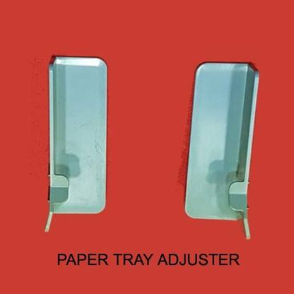 ajaycomputers Paper In Tray Adjuster Set For HP LaserJet 1020 (Set of Two Pcs) Grey Ink Toner