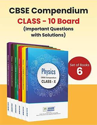 ALLEN Kota- CBSE Compendium For Class-10 (Set Of 6 Books) Physics,Chemistry, Biology, Mathematics,English & Social Science (Reduced Syllabus For 2021)