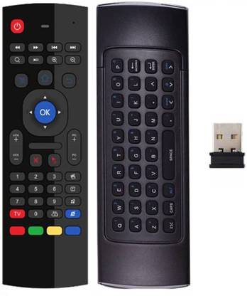 microware mx3 air Remote Control, 2.4g Mini Wireless Keyboard Mouse, Infrared Remote Control Learning for kodi Android tv Box iptv htpc Mini pc pad Xbox Raspberry pi 3 and Other Devices रिमोट कंट्रोलर