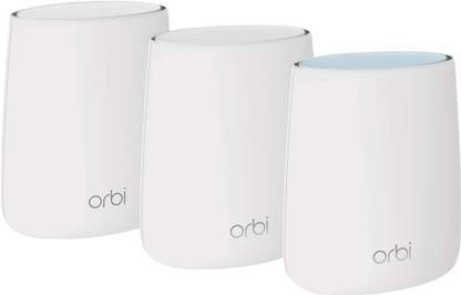 NETGEAR RBK23 Mesh Router 2.4 GHz, 5 GHz 2200 Mbps Wifi Speed Tri Band Internal Antenna Ethernet (Cable Broadband)