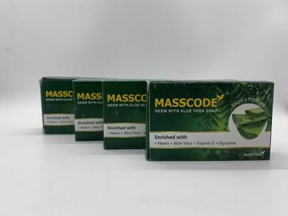 Masscode Masscode_neem_with_aloevera_soap_75_g (Pack Of 4) (4 x 75 g)